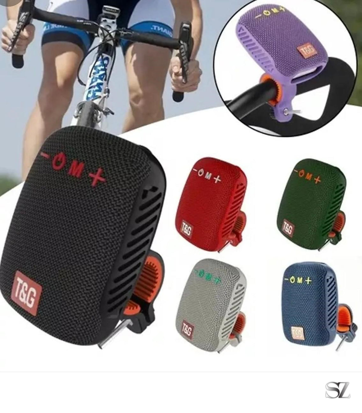 Parlante Bluetooth Impermeable para Bicicleta